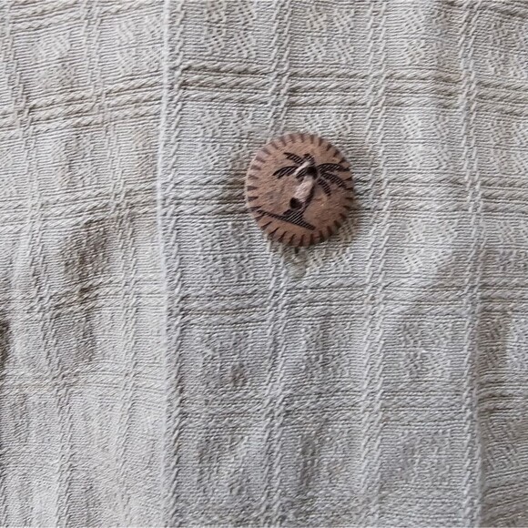 Jamaica Jaxx 100% Silk Casual Button Front Shirt Sz L Tropical Coastal Resort - Picture 9 of 16